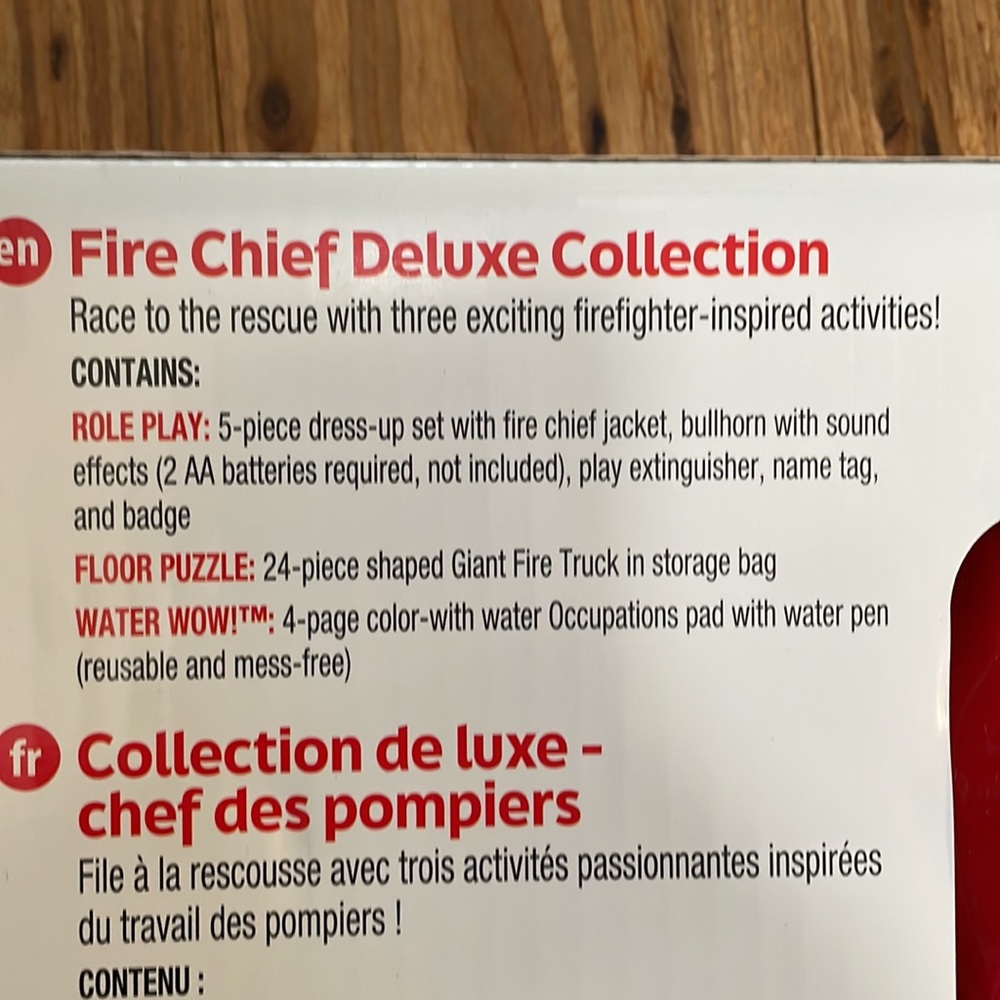 Melissa & Doug Fire Fighter Costume & Deluxe Collection - Picture 8 of 9
